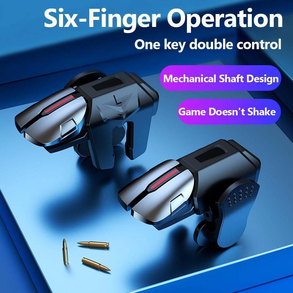 Gaming Trigger Phone - 2pcs Joystick Trigger Mobile untuk PUBG