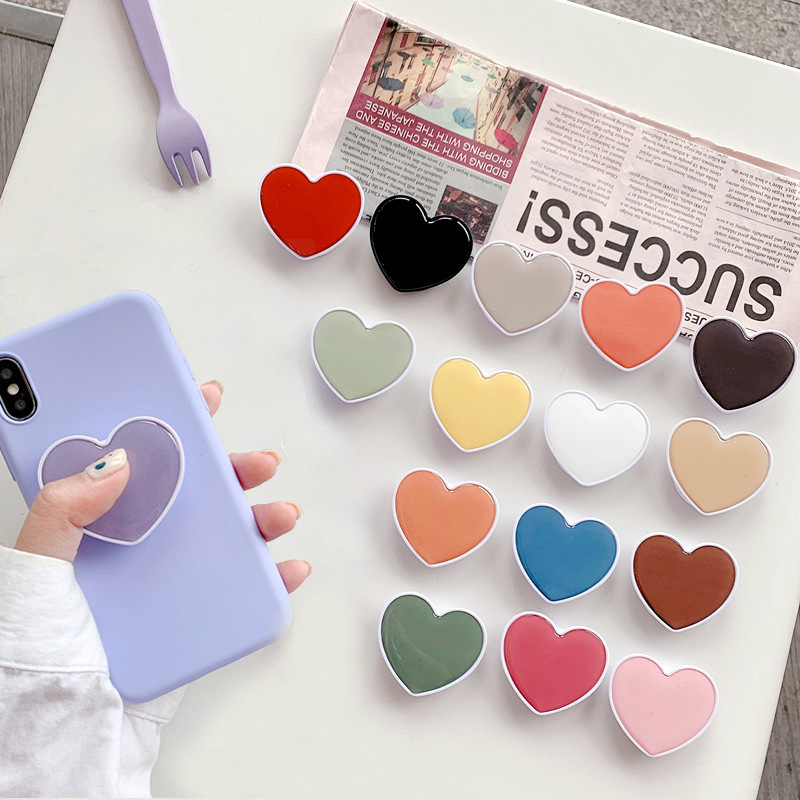 Phone Accessories Vending Machine - Penyangga Ponsel Lipat Bentuk Hati Universal