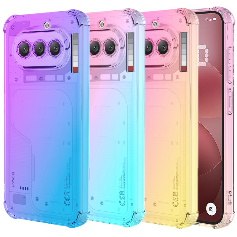 Phone Accessories Nothing - Casing TPU Gradien Tahan Guncangan Empat