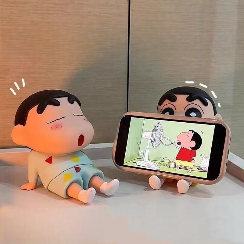 Phone Accessories Toys - Crayon Shin-chan Tempat Ponsel Anime Jepang,