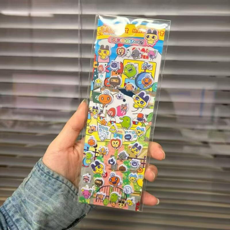 Phone Accessories Toys - 6 Buah Stiker Gelembung Kartun Tamagotchi