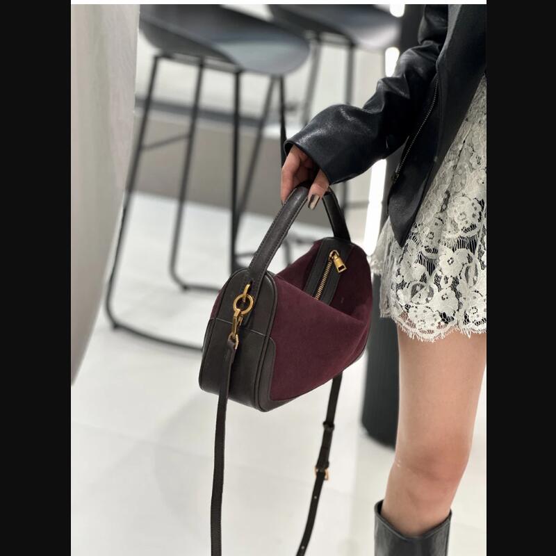 Phone Accessories Brand - Tas Bahu Kulit Sapi Suede Asli