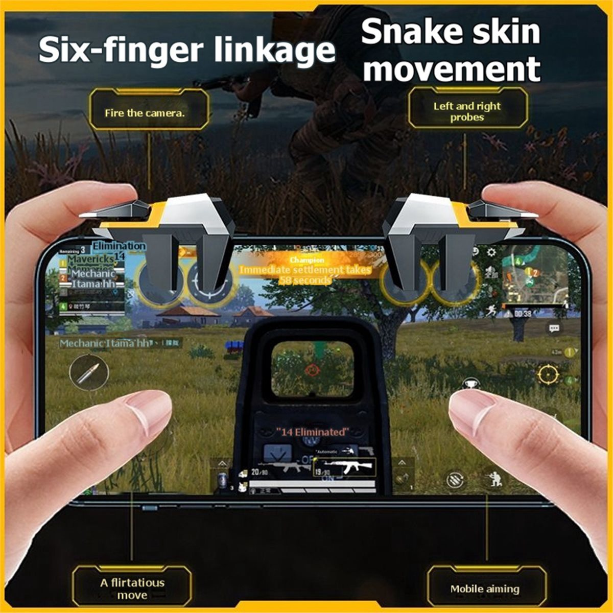 ( ▲ ★ HUND)Pemicu Game Ponsel  - Gaming Trigger Phone ulasan dan harga