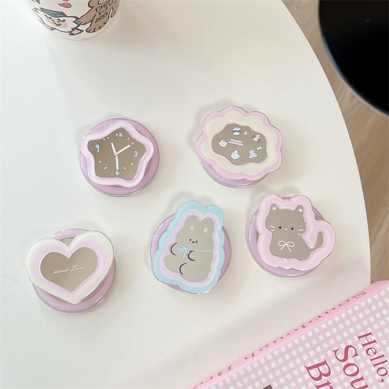 Penyangga Ponsel Kartun Telesk - Pop Socket Grip ulasan dan harga