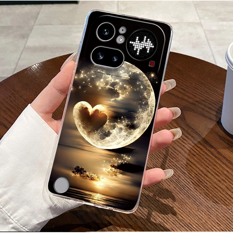 Casing Ponsel Pola Cinta Hitam - Phone Accessories Nothing ulasan dan harga