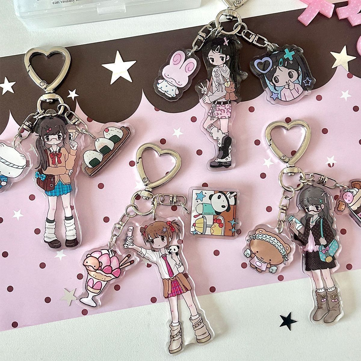 Aksesori Ponsel Akrilik Esteti - Phone Accessories Toys ulasan dan harga