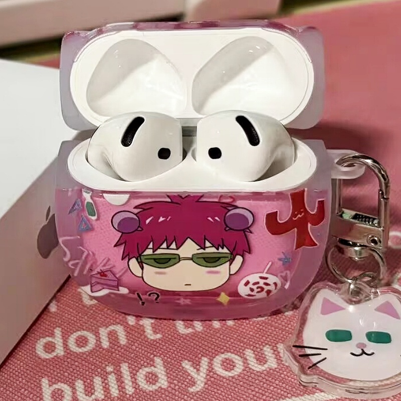 Casing Koleksi Anime Saiki Kus - Wireless Earbuds Case ulasan dan harga