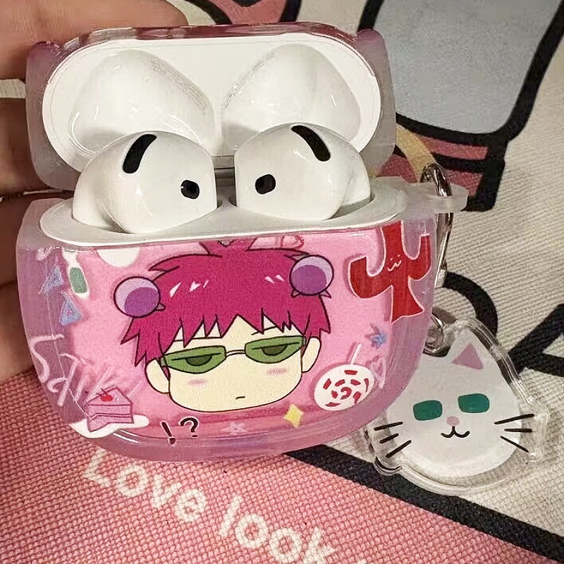 Casing Koleksi Anime Saiki Kus - Wireless Earbuds Case ulasan dan harga