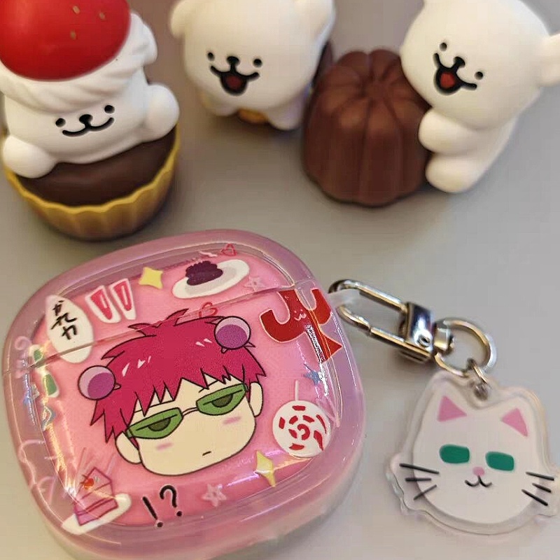 Casing Koleksi Anime Saiki Kus - Wireless Earbuds Case ulasan dan harga