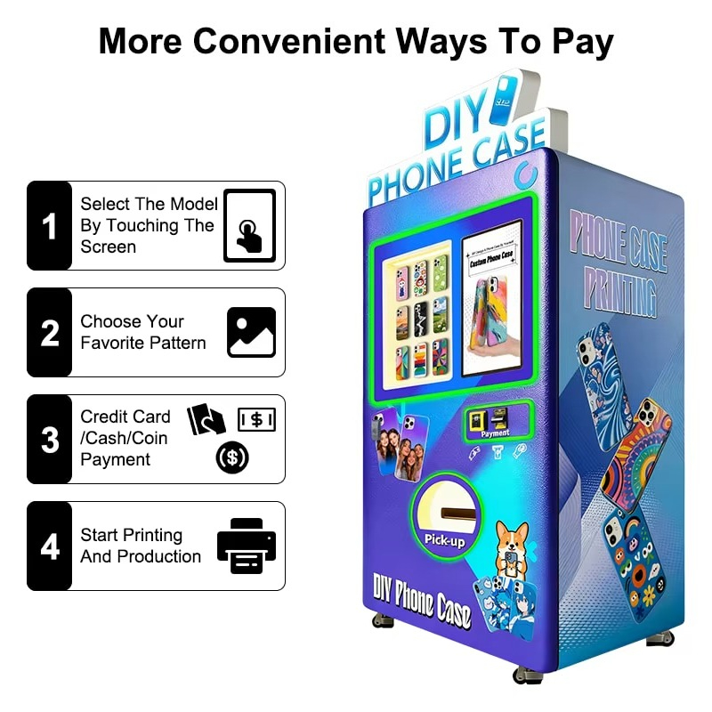 Mesin Penjual Otomatis Casing  - Phone Accessories Vending Machine ulasan dan harga