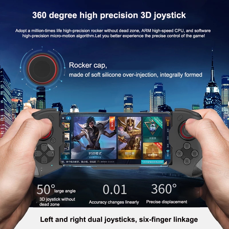 Joystick Gamepad Ponsel untuk  - Gaming Trigger Phone ulasan dan harga