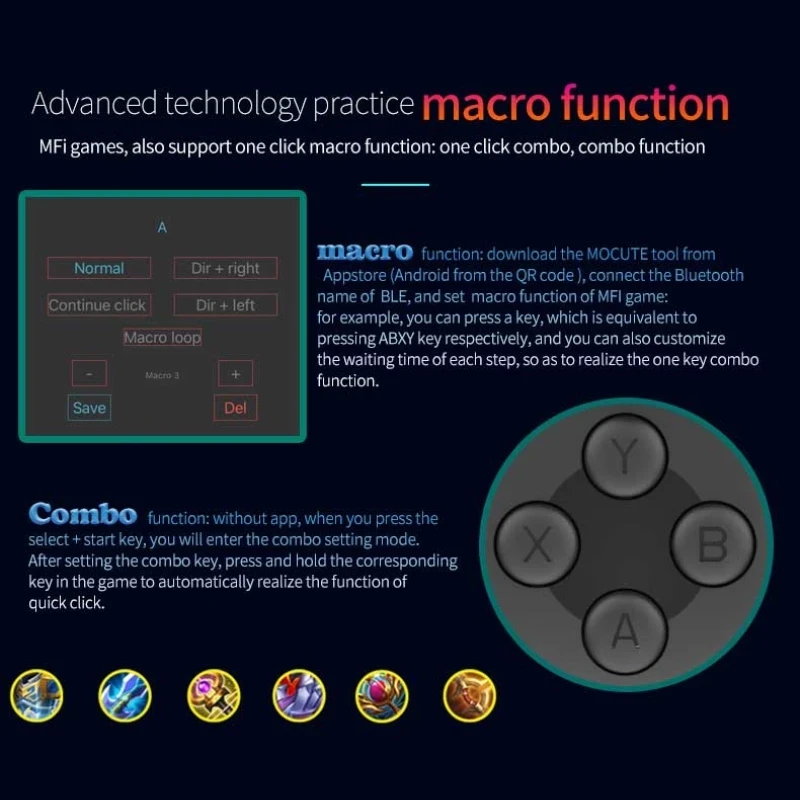 Joystick Gamepad Ponsel untuk  - Gaming Trigger Phone ulasan dan harga