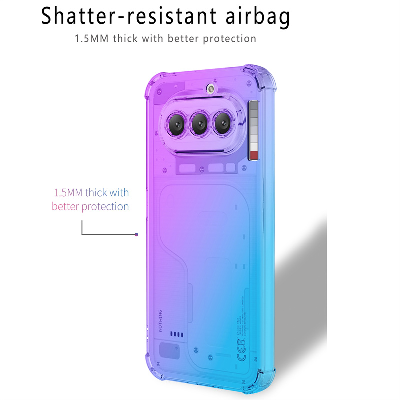 Casing TPU Gradien Tahan Gunca - Phone Accessories Nothing ulasan dan harga