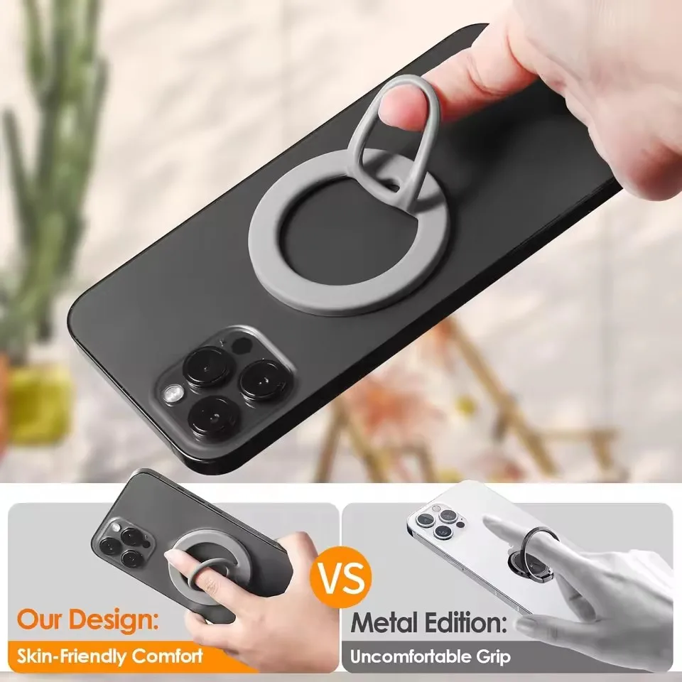 Cincin Jari Silikon Magnetik P - Pop Socket Grip ulasan dan harga