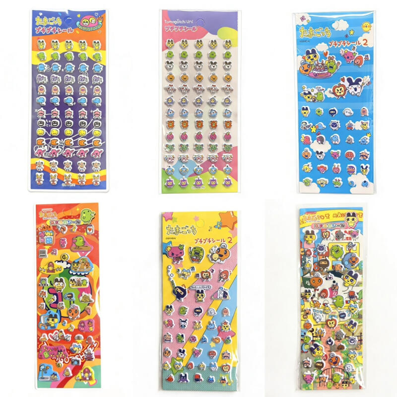 6 Buah Stiker Gelembung Kartun - Phone Accessories Toys ulasan dan harga